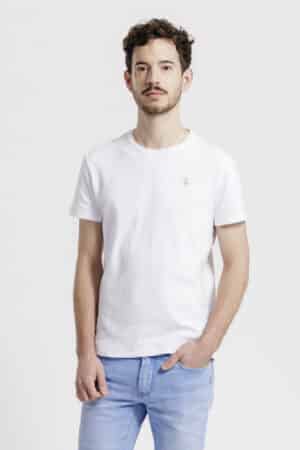 T-shirt homme face blanc