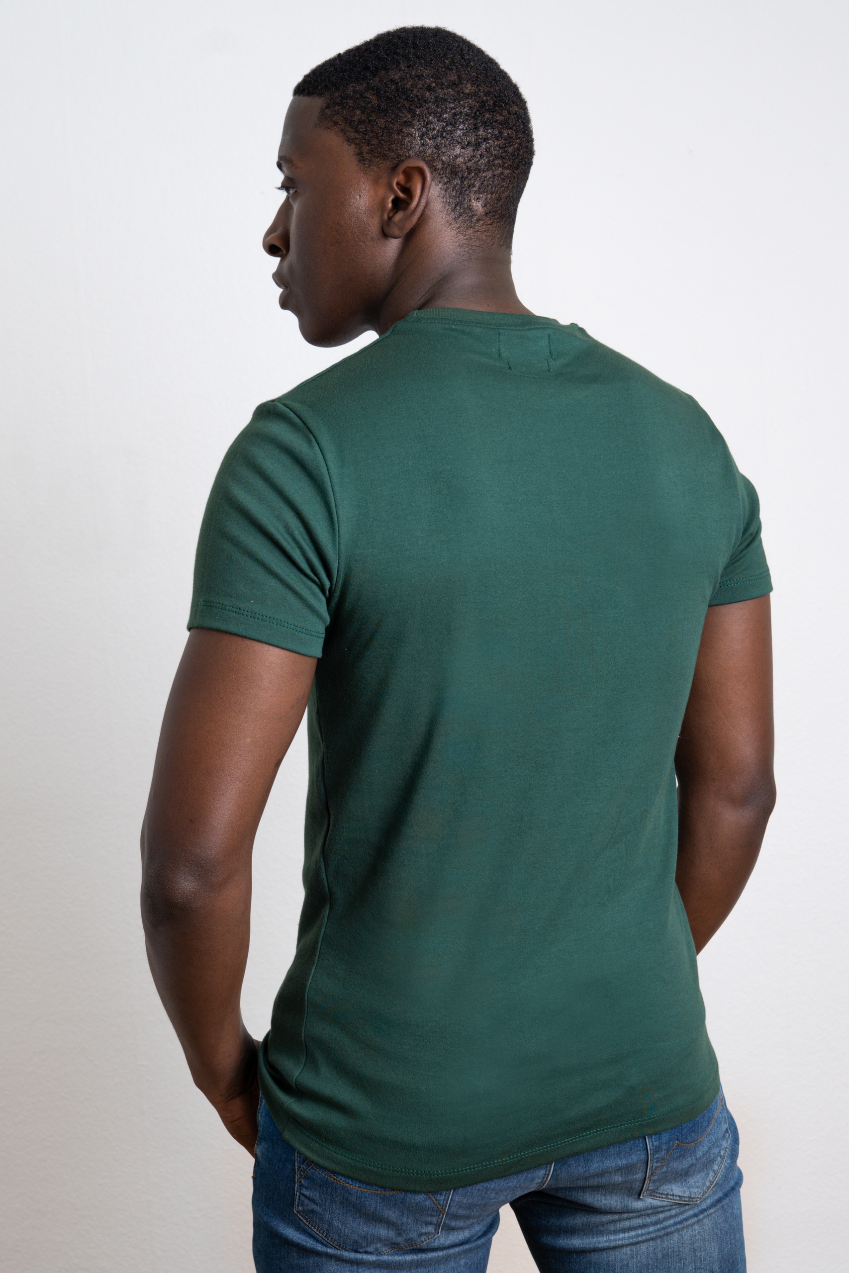 T-shirt homme dos vert empire