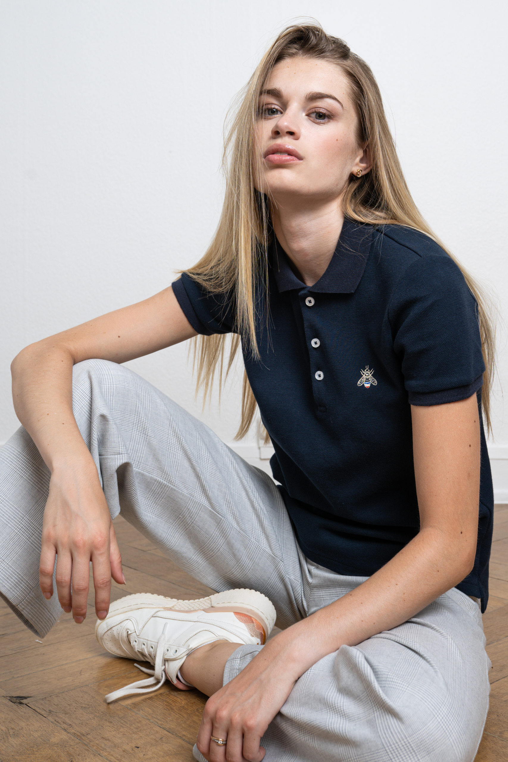 Polo femme Enora bleu marine