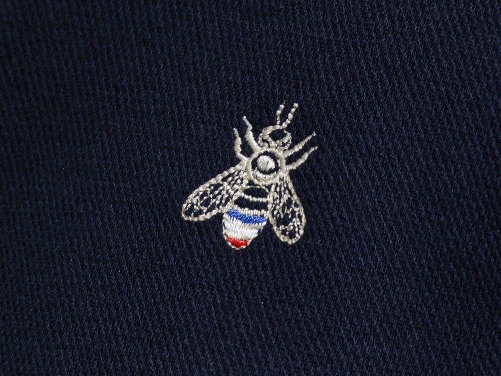 Polo homme détail broderie